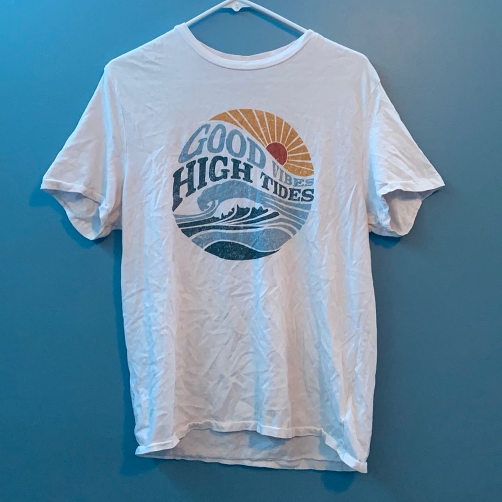 Heartman High Tides Good Vibes T-shirt White